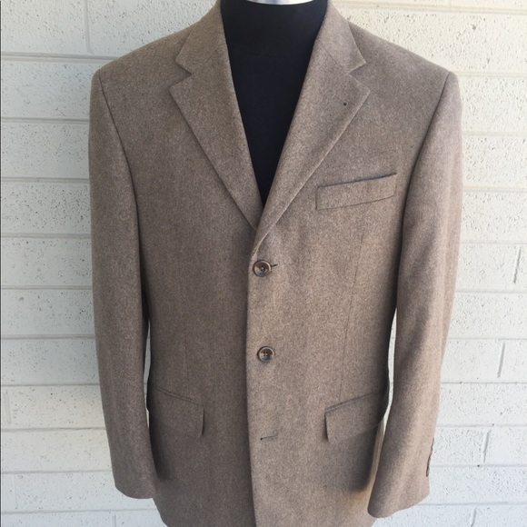 Oscar de la Renta Other - Oscar De La Renta Cashmere Wool Sport Coat Sz 40R
